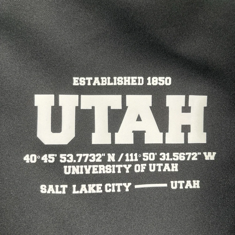 Under Armour Mens Utah Utes Celliant Athlete Recovery Jacket Size Large L Black